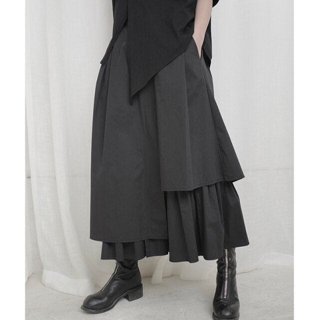 Solid Designer Streetwear Skirt