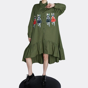 Loose Fit Cartoon Dress