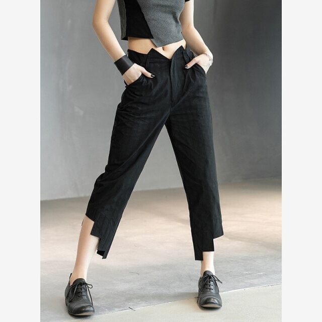 Elegant Rayon Cotton Casual Trouser