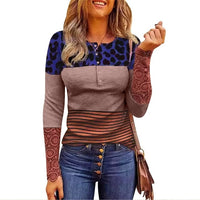 Patchwork Women Blouse