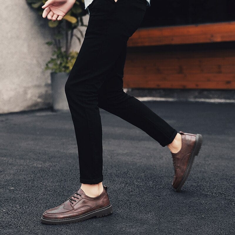 Men's Flat Brown Moccasins