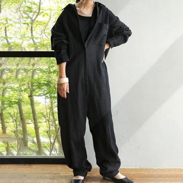 Ramie Cotton Overall Streetwear