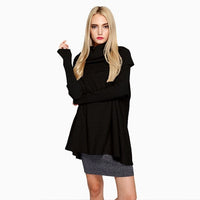 Solid Loose Turtleneck
