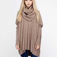 Solid Loose Turtleneck