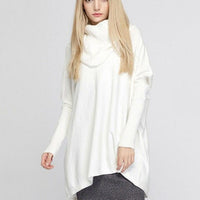 Solid Loose Turtleneck