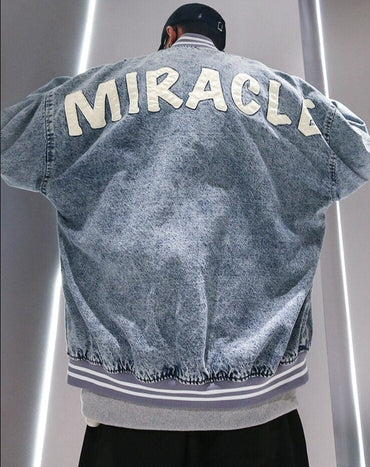 Retro Denim Oversized Jacket