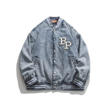 Retro Denim Oversized Jacket