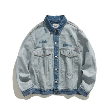 American Streetwear Jean Jacket