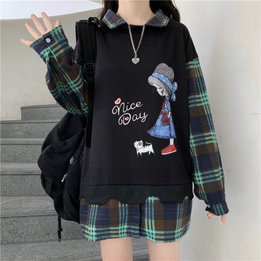 Kawaii Anime Print Tops