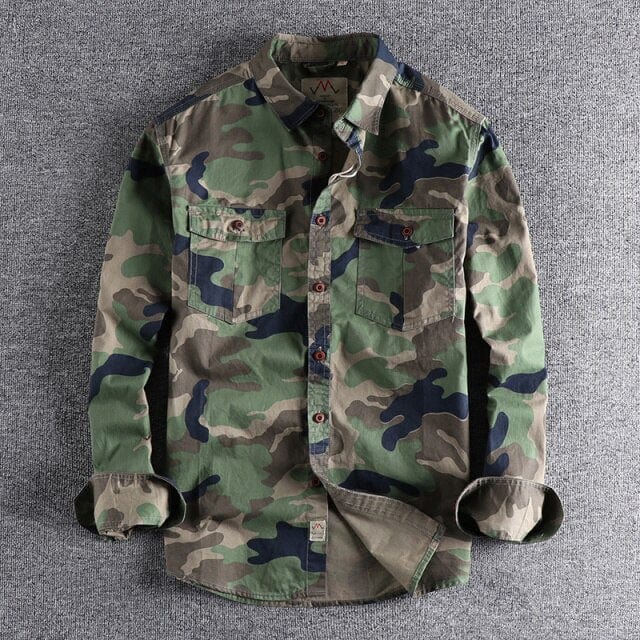 Men's Camouflage Casual Shirt