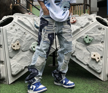 Tassel Ripped Denim Jeans