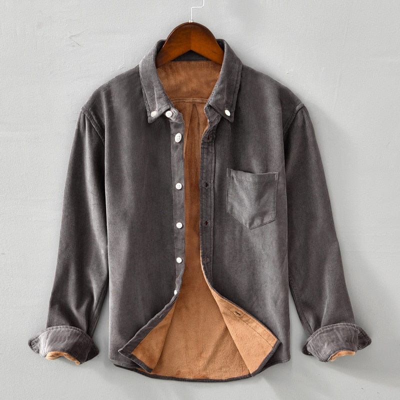 Long Sleeve Solid Cotton Shirt