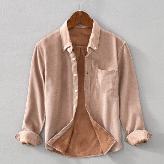 Long Sleeve Solid Cotton Shirt