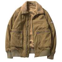 Classic Cotton Padded Khaki Jacket