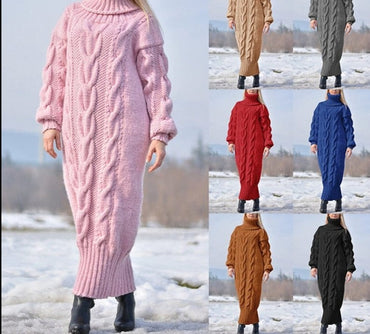 Knitted Long Sweater Dress