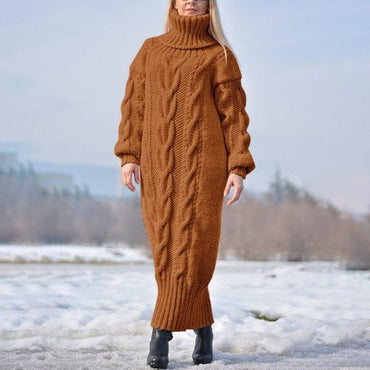 Knitted Long Sweater Dress