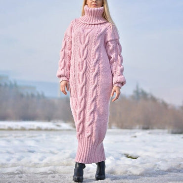 Knitted Long Sweater Dress