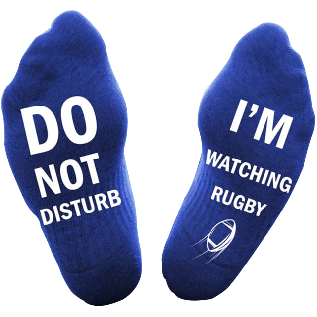 I watch RUGBY Cotton Socks