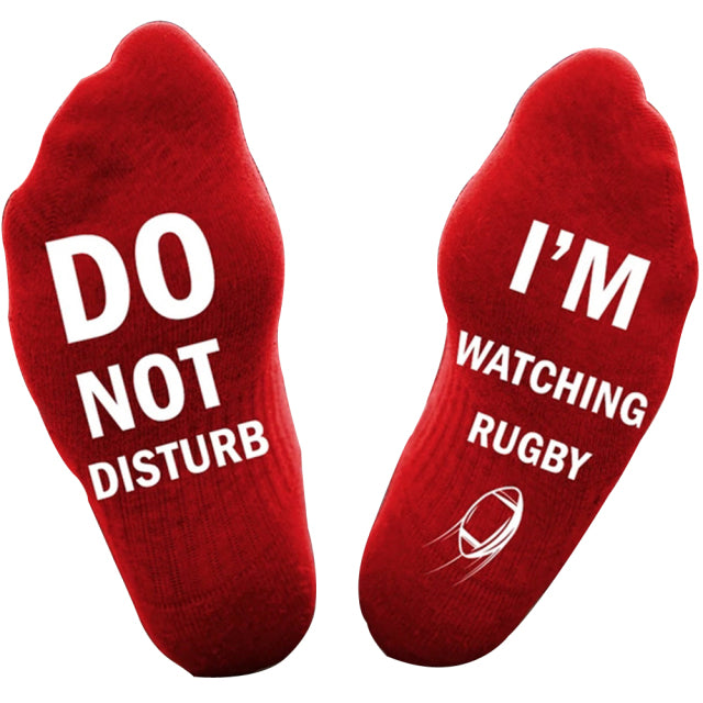 I watch RUGBY Cotton Socks