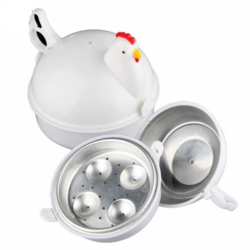 Chicken Shaped Microwave 4 Egg Boiler