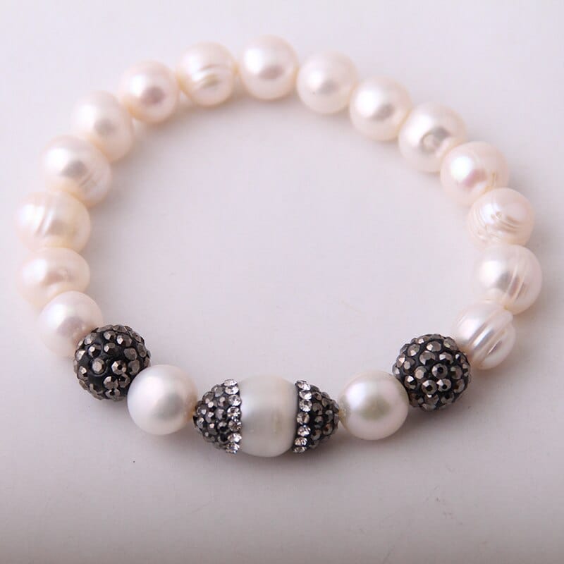 Freshwater Pearl Strand Bracelets Handmade - east2cart.uk