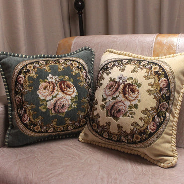 Top Quality Jacquard Embroidered Luxury Cushion Covers - east2cart.uk