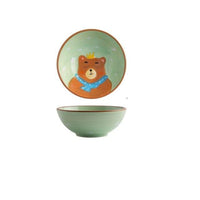 Animal Zoo Ceramic Children Tableware Set - east2cart.uk