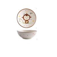 Animal Zoo Ceramic Children Tableware Set - east2cart.uk