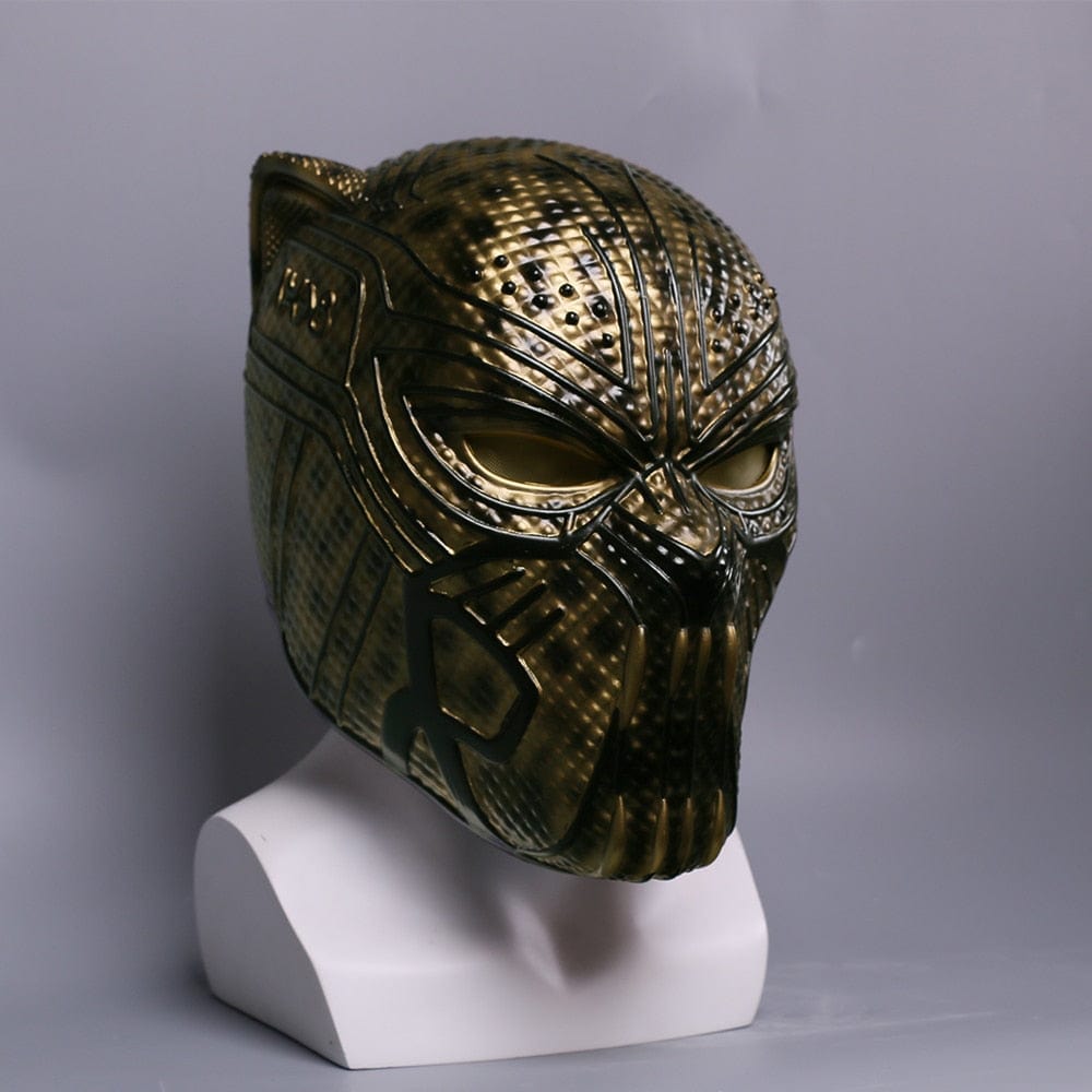 Black Panther Leopard Gold Halloween Party Mask