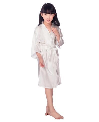 Baby Girl Satin Kimono Robe