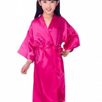 Baby Girl Satin Kimono Robe