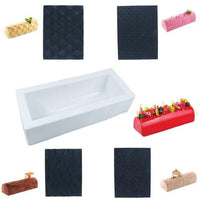 5Pcs Wood Heart Shape Silicone Cake Mold - east2cart.uk