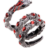 YACQ Stretch Snake Bracelet Armlet Upper Arm Cuff  Women Punk Rock Crystal Bangle Jewelry Gold Silver Color Dropshipping A32 - east2cart.uk