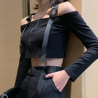 Black Gothic 2 Piece Set Clothing - east2cart.uk