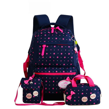 Teenagers girls Lightweight waterproof school bags star printing children school backpacks child orthopedics schoolbag bolsa - east2cart.uk