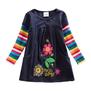 Girls Long Sleeve Winter Dress