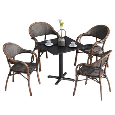 Outdoor table and chairs patio balcony set - east2cart.uk