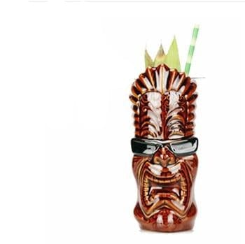 Ceramic Cocktail Tiki Tumblers -Hawaiian Party Barware - east2cart.uk