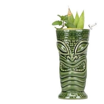 Ceramic Cocktail Tiki Tumblers -Hawaiian Party Barware - east2cart.uk