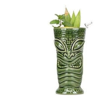 Ceramic Cocktail Tiki Tumblers -Hawaiian Party Barware - east2cart.uk