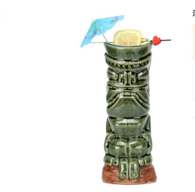 Ceramic Cocktail Tiki Tumblers -Hawaiian Party Barware - east2cart.uk