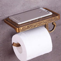 Antique Brass Toilet Paper Holder - east2cart.uk